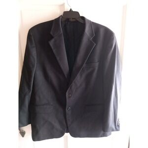 Men's 46R Cashmere Gray Suit Coat Jacket‎ Blazer Majer